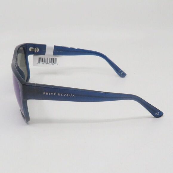 Prive Revaux The Rover New Polarized Translucent Blue/Blue Mirror Sunglasses - Picture 5 of 8